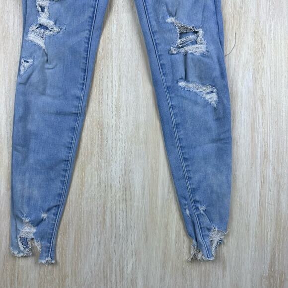 American Eagle Ne(x)t Level Stretch Super Hi Rise Skinny Jegging Jeans 00 Short - Picture 6 of 14